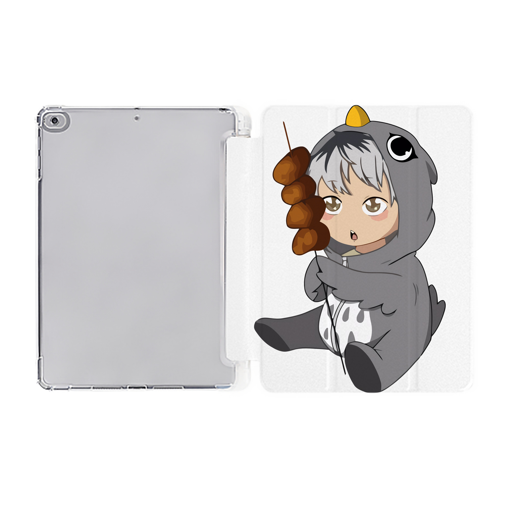 （画像用） ハイキュー!! Haikyu!! IPad ケース ペン収納付き 三つ折りスタンド PUレザー×シリコン 対応機種9.5/10.5/10.9インチ